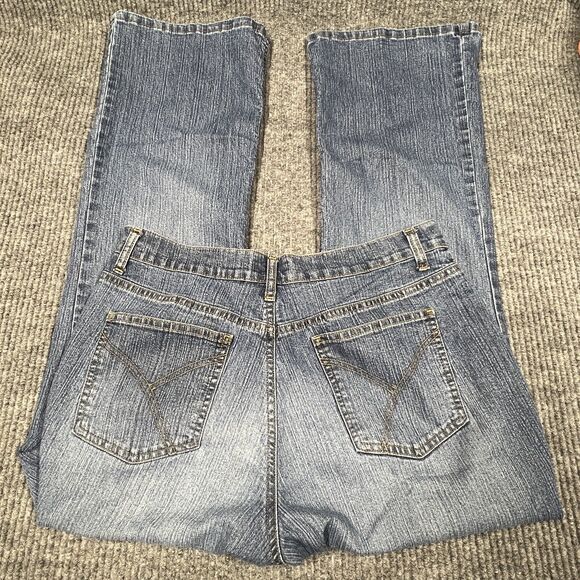 Duck Head Jeans Womens 14P Regular Fit Blue Denim High Rise Relaxed Cotton Blend - Picture 8 of 16